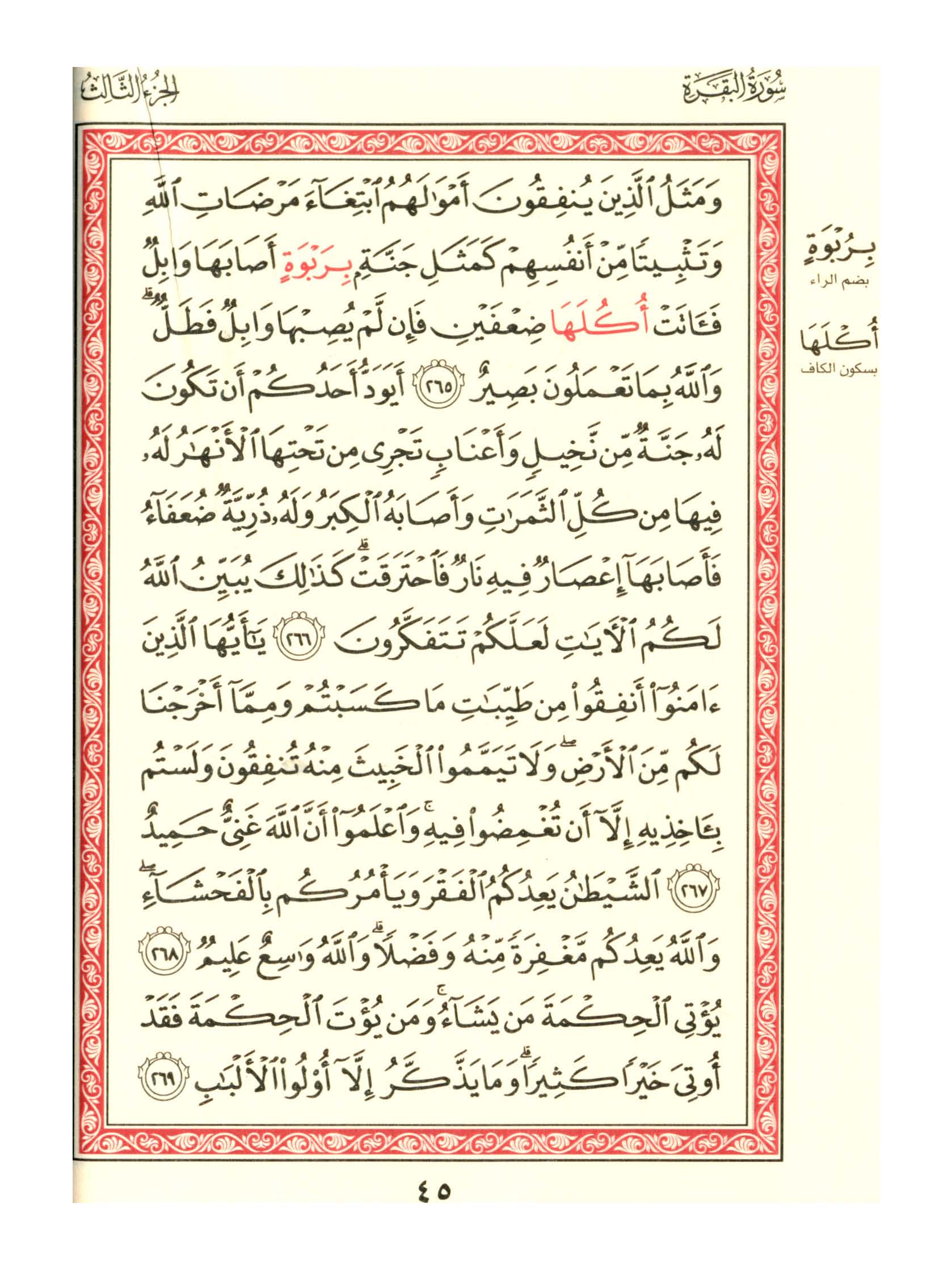 مصحف الفروق - صفحة 45