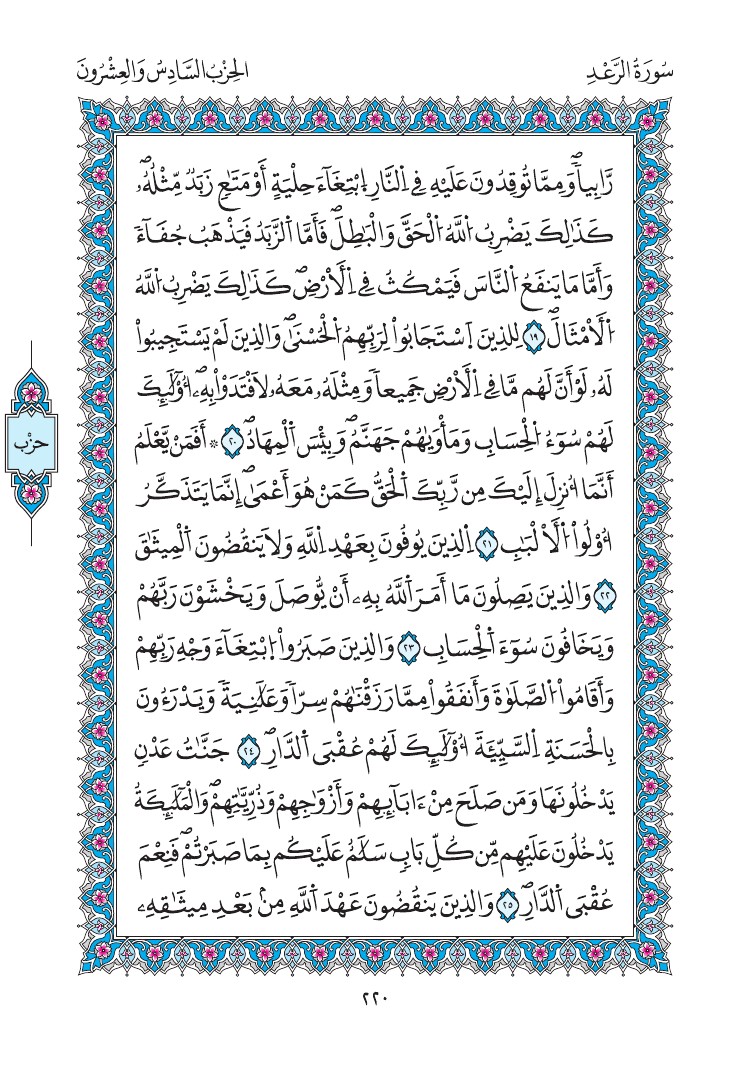 مصحف المدينة - صفحة 220