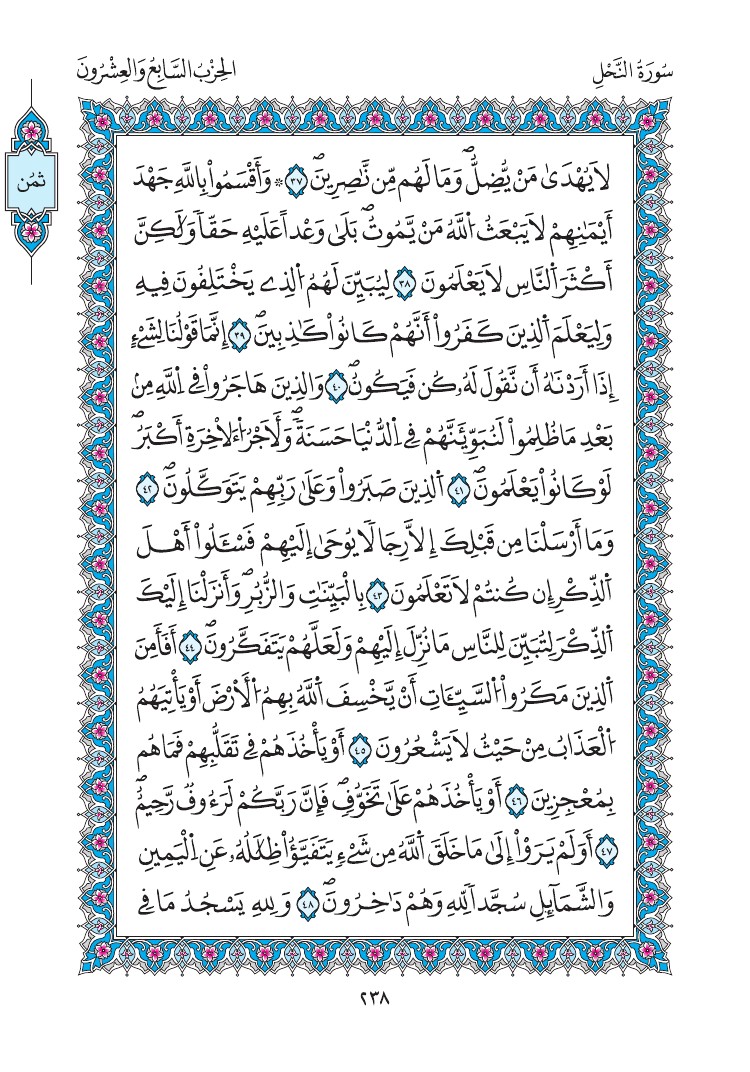 مصحف المدينة - صفحة 238