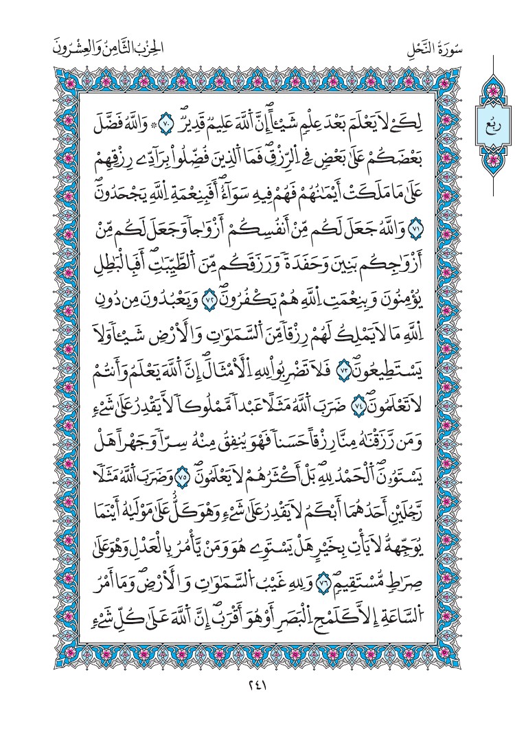 مصحف المدينة - صفحة 241