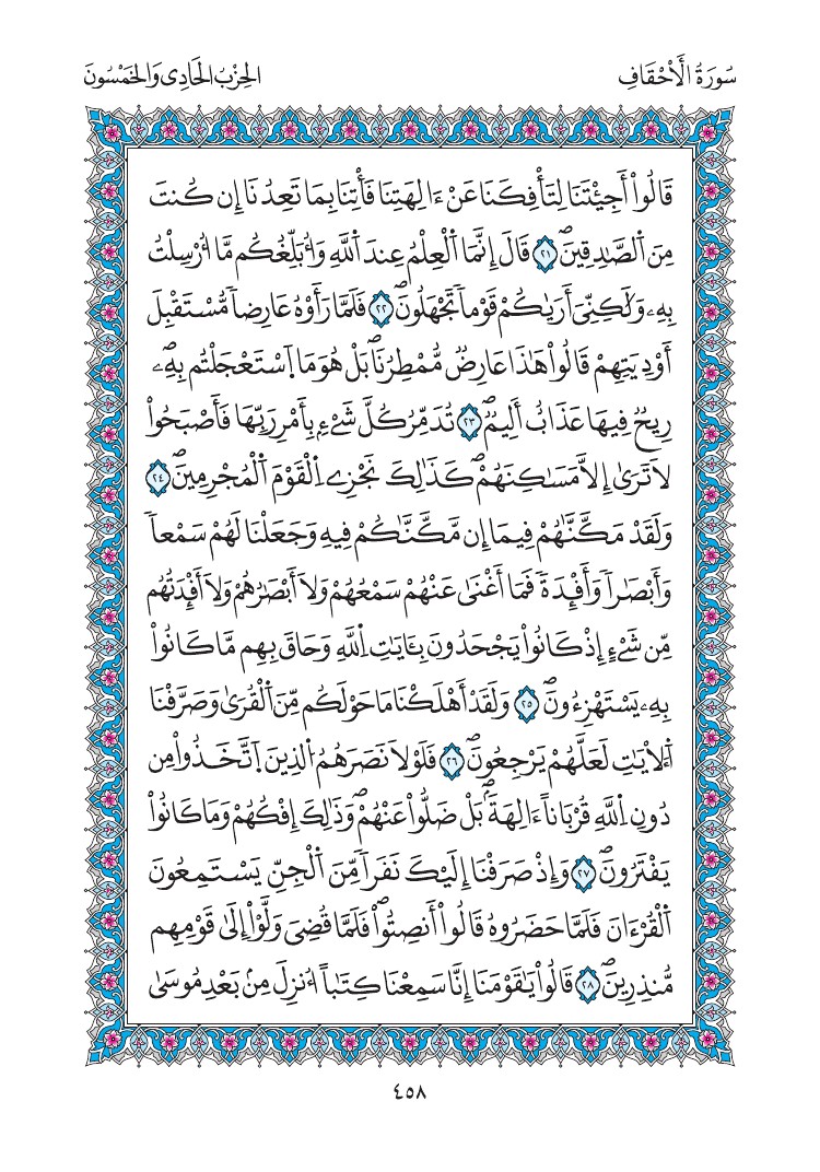 مصحف المدينة - صفحة 458