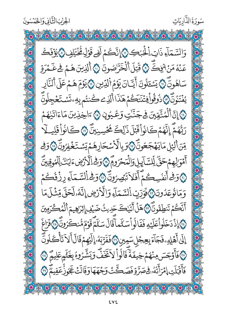 مصحف المدينة - صفحة 474
