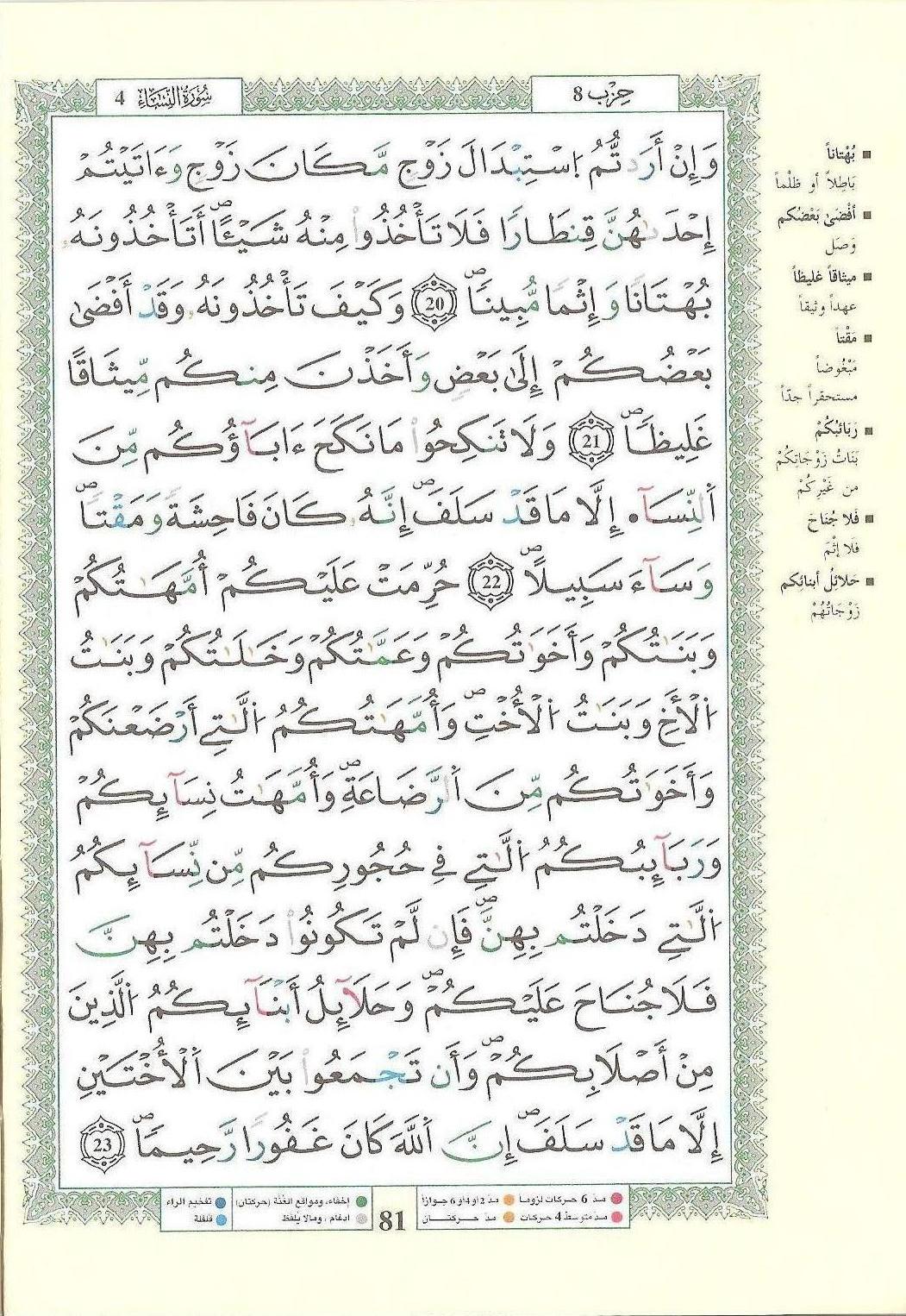 مصحف التجويد - صفحة 81