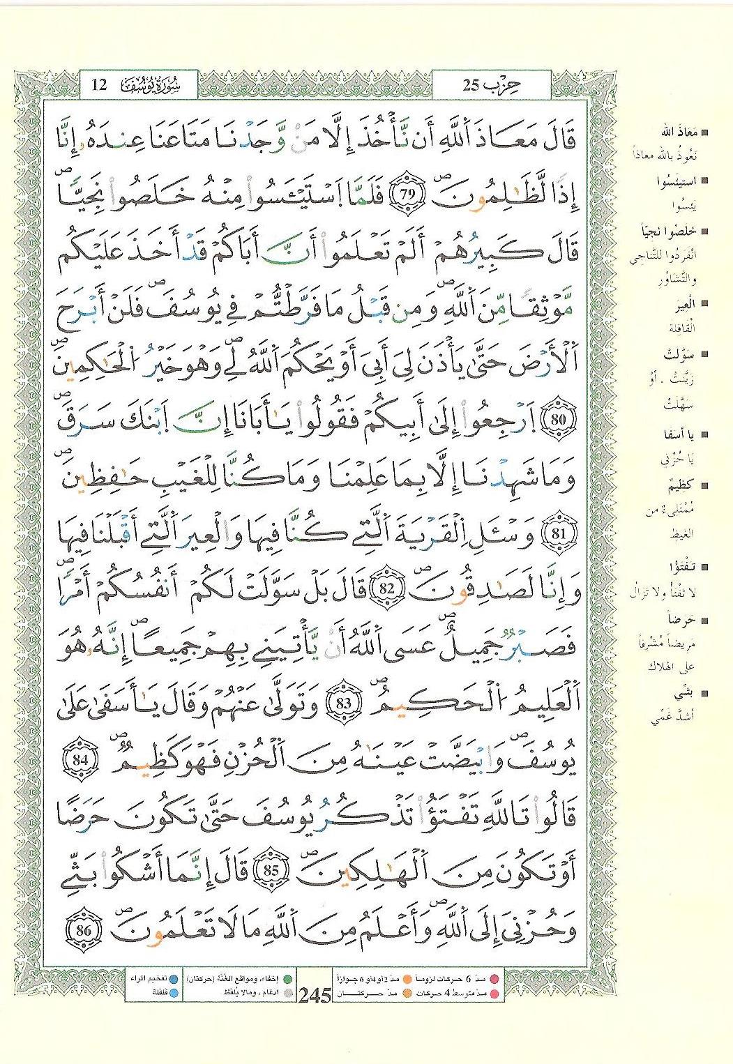 مصحف التجويد - صفحة 245
