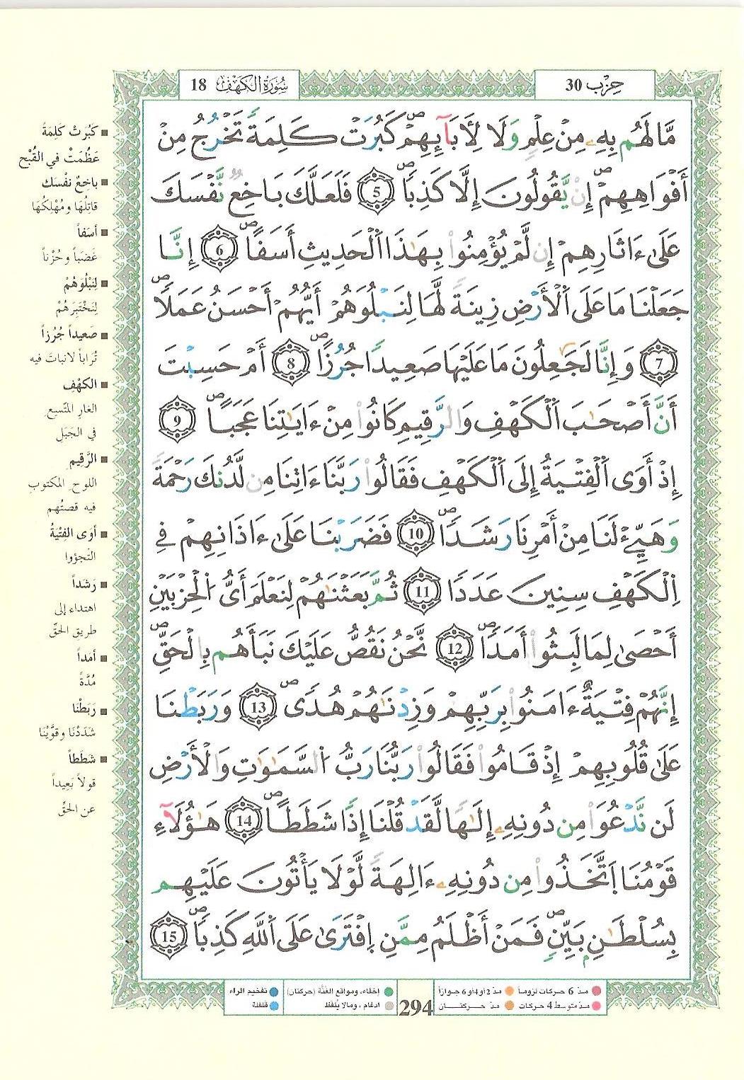 مصحف التجويد - صفحة 294