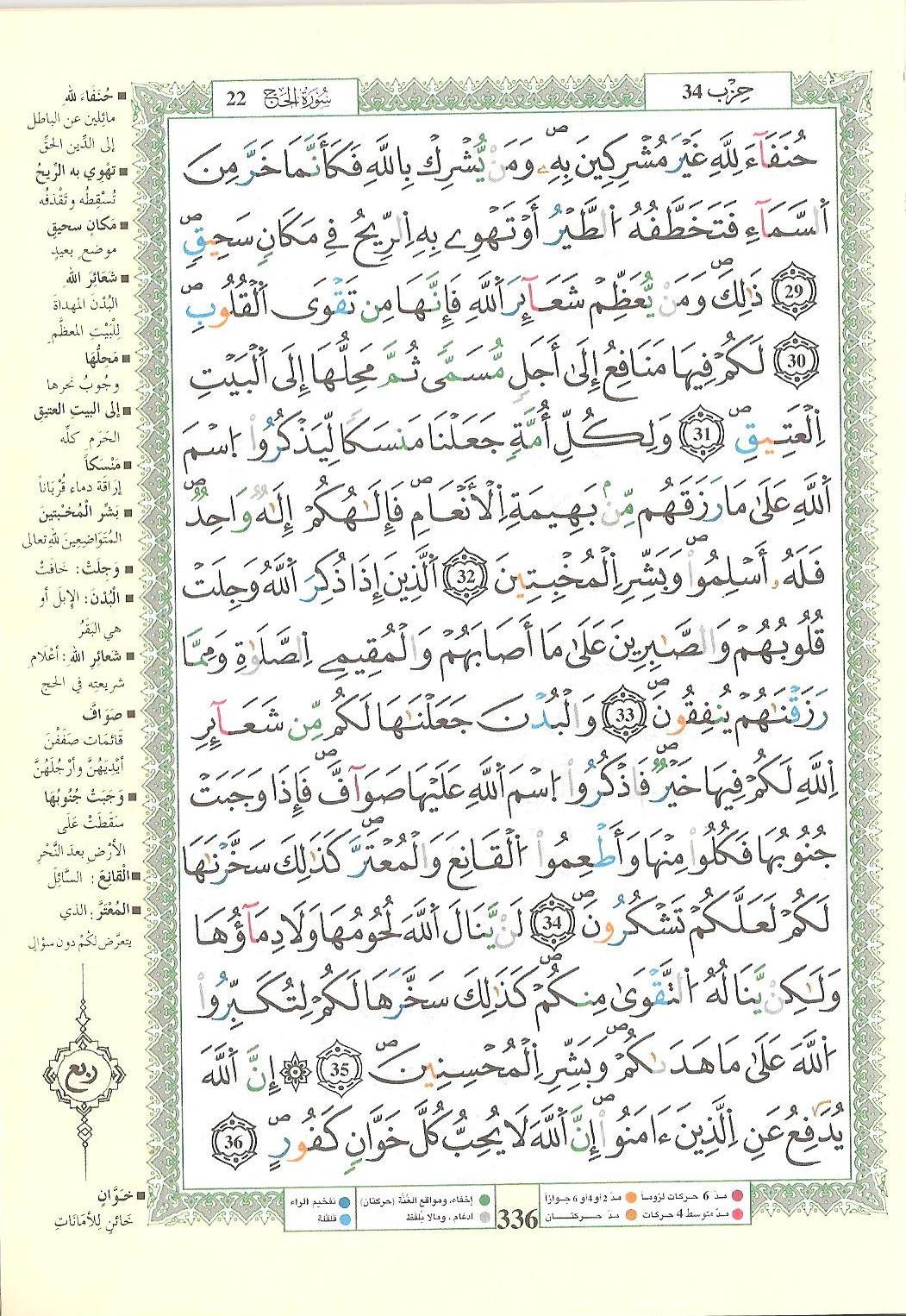 مصحف التجويد - صفحة 336