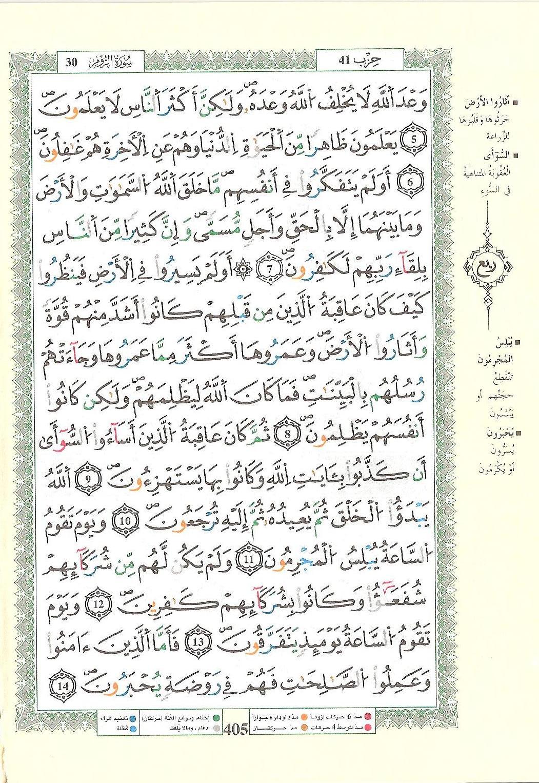 مصحف التجويد - صفحة 405