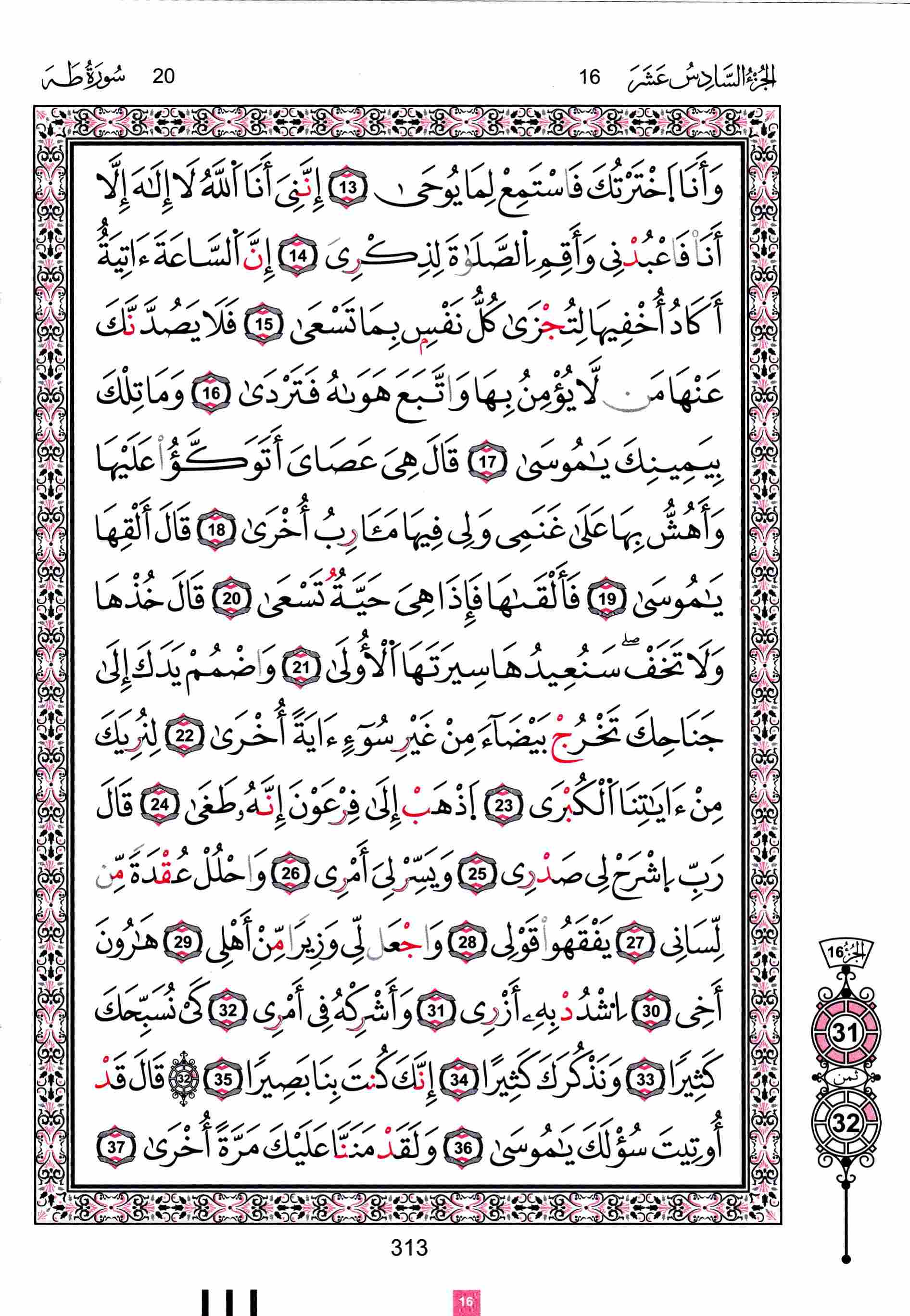 مصحف تونس - صفحة 313